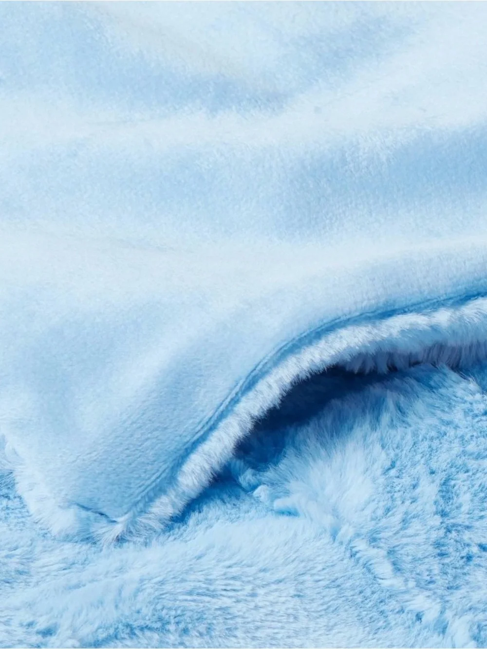 New! Wave Plush Light Blue Throw Blanket from Pillowfort
